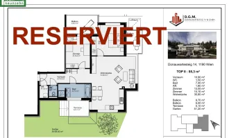 (RESERVIERT) Gartenwohnung & Unglaublicher Weitblick! 3-4 Zimmer im LuxusWohnbau. amBergblick19 | Top 8