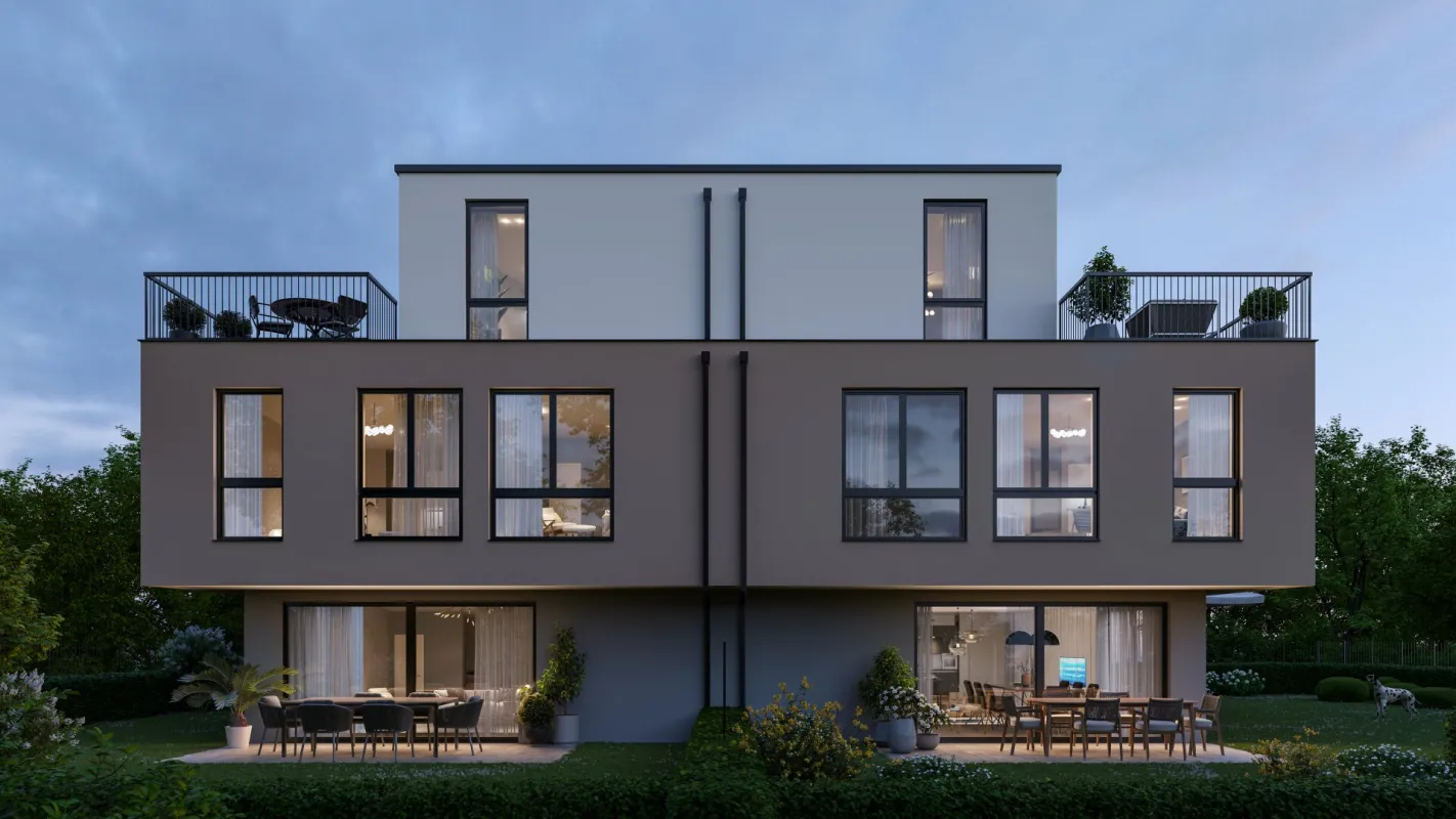 "Stadtnahes Wohnerlebnis: Modernes Doppelhaus in Wien Floridsdorf" - Bild 1