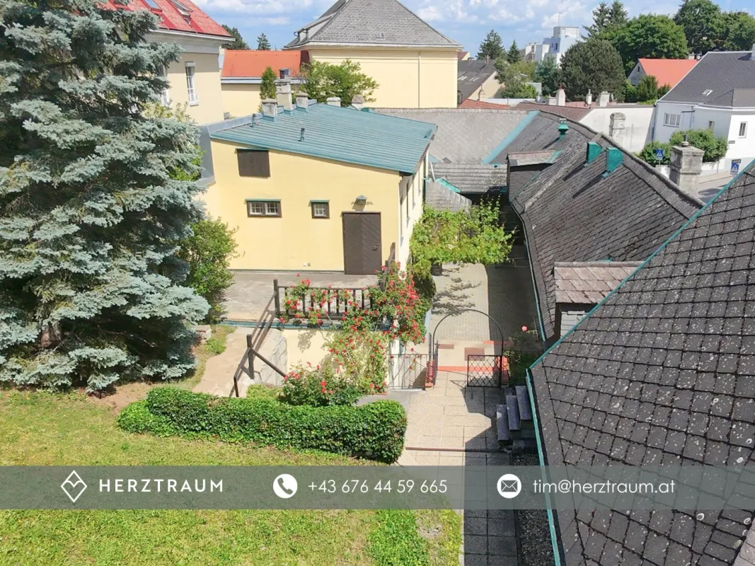 Historische Streckhof mit Studie für Ausbauprojekt in 1190 Wien - Provisionsfrei - Bild 1