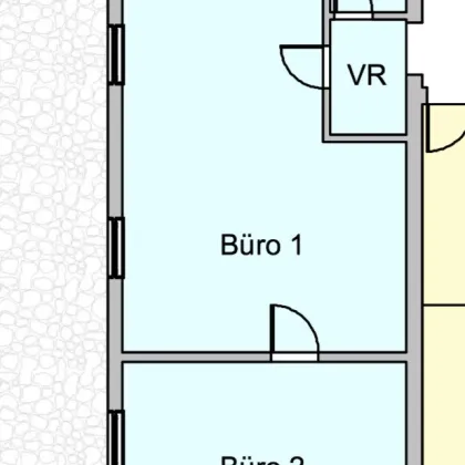 sanierte Büro- & Praxisfläche mit ca. 60m² I individuell nutzbar - St. Pölten/Zentrum I beste Lage Nähe Universitätsklinikum & Hauptbahnhof - Bild 2