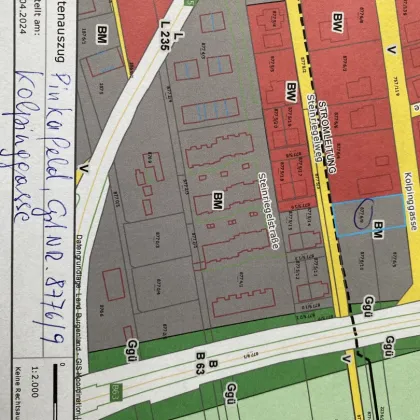 Grundstück in ruhiger , zentraler Lage mit vorhandenem Bauplan für ein Doppelhaus - Bild 2
