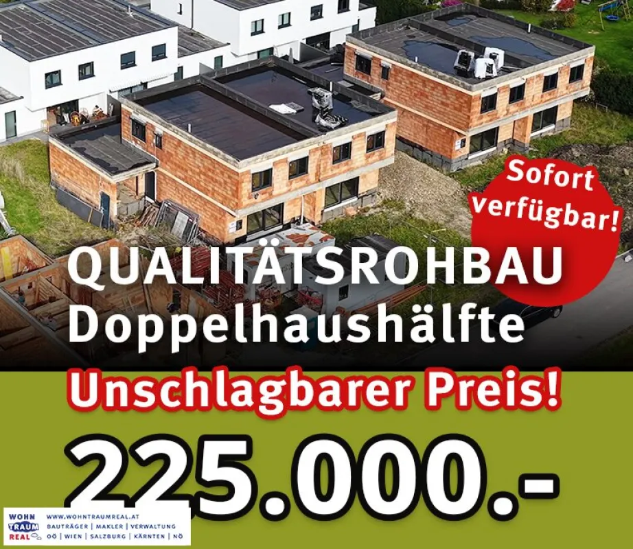 NEUER PREIS! QUALITÄTSROHBAU zum TOP-Preis oder Angebot zur Fertigstellung - Bild 1