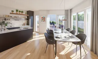 Einzigartige Dachgeschoß-Wohnung mit beeindruckender Terrasse - ERSTBEZUG!