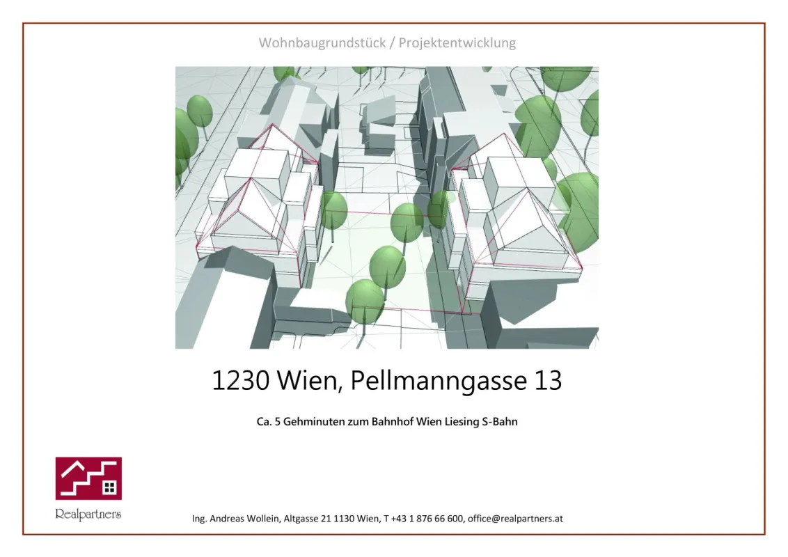 Bauträgerliegenschaft; Erzielbare Wohnnutzfläche ca. 1.697m² - Bild 1