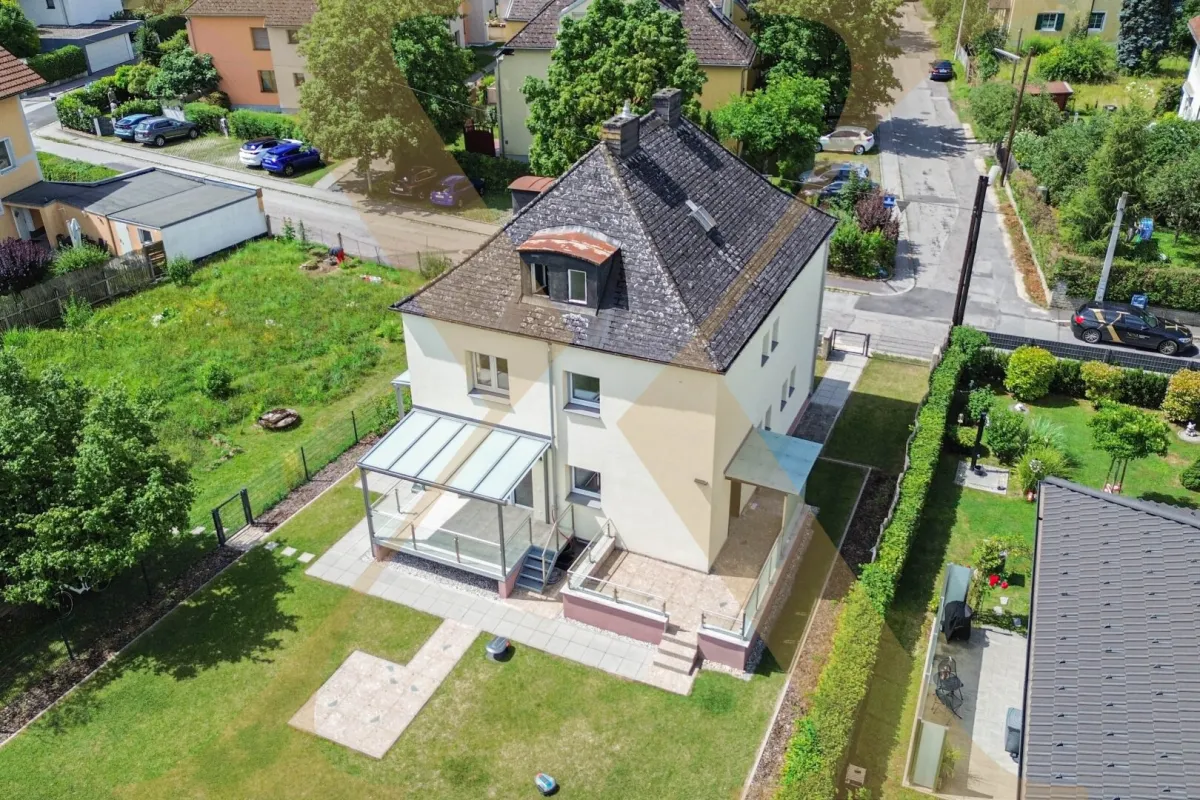 Großzügiges Einfamilienhaus mit großem Garten und Terrassen "Spallerhof"/"Wasserwald" in Linz zu verkaufen! - Bild 1
