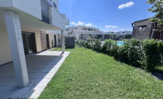 Leben wie im Urlaub! Traumwohnung mit Garten und Poolblick! Miete mit Kaufoption und Fixkaufpreis | nur 20 Minuten nach WIEN