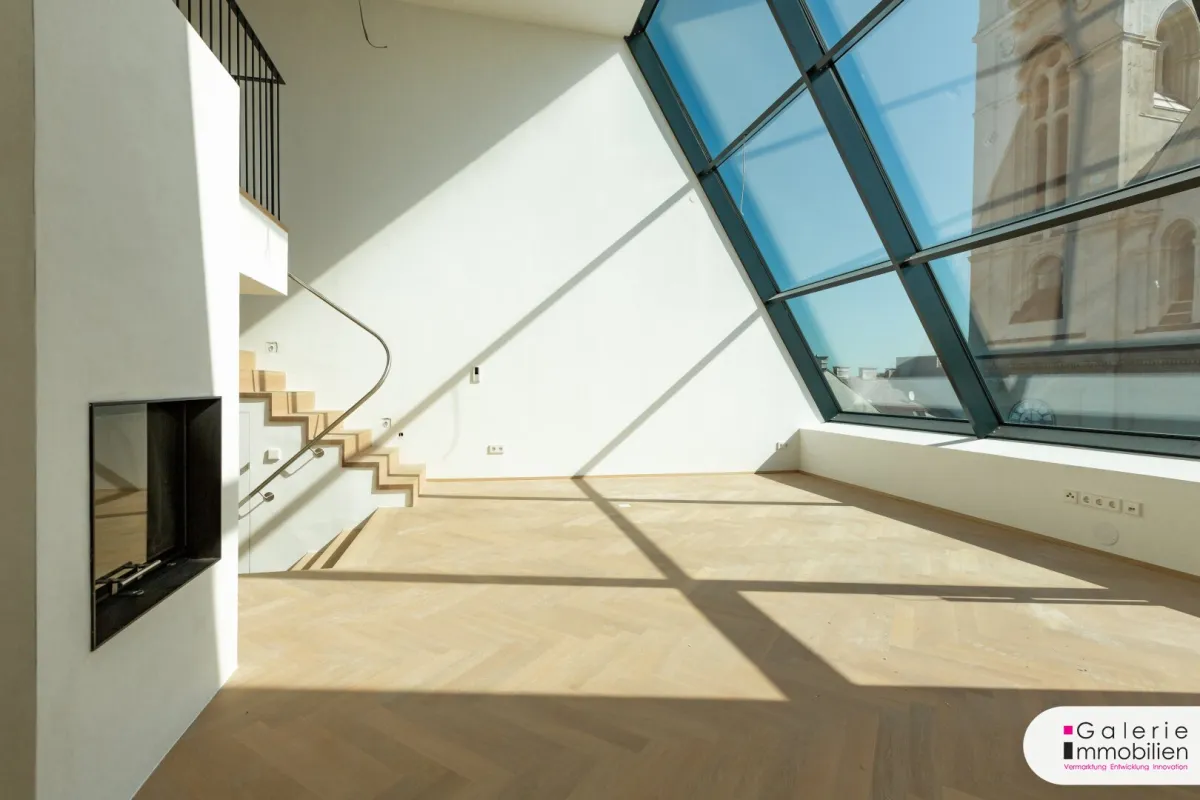 Erstbezugsmaisonette im Stilaltbau - Große Terrasse mit Weitblick - Garage im Haus - Bild 1