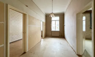 U3 Schlachthausgasse: 3-Zimmerwohnung in gepflegtem Altbau