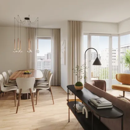 BEZUGSFERTIG & PROVISIONSFREI - 2-Zimmer Eigentumswohnung mit zwei großen Balkonen im „Village im Dritten – PEAK HOMES“ Top 63 - Bild 2