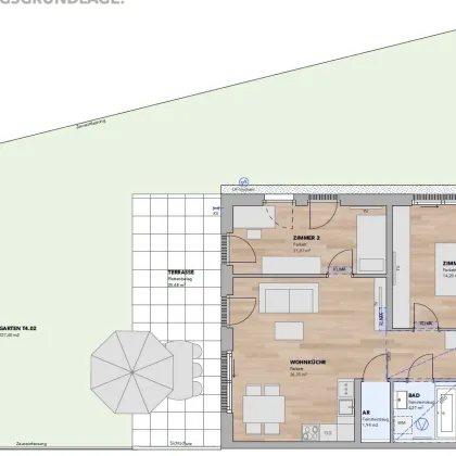 Sehr sonnige 3-Zimmer-Wohnung mit tollem Grundriss - Top 4.02 - Bild 3