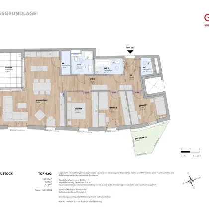 ERSTBEZUG: 4-Zimmer Wohnung mit Loggia - Top 4.03 - Bild 2