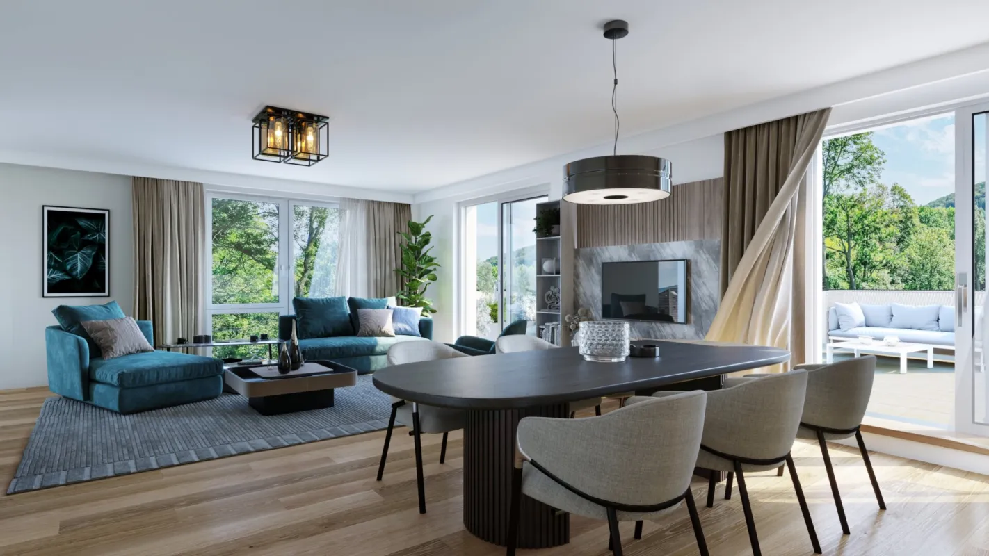 Neubau: 4-Zimmer-Wohnung mit toller Terrasse - Top 4.10 - Bild 1