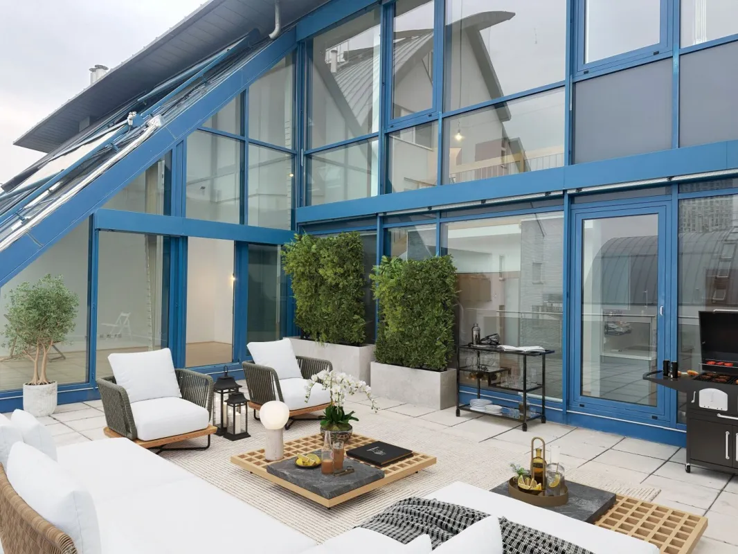 Stylisches Dachgeschoß-Maisonette mit Dachterrasse, Klimaanlage, Pool/Wellness - Der Sonne entgegen. - Bild 1