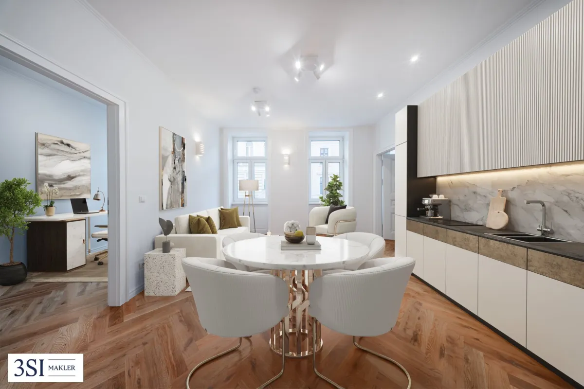 Helle 3-Zimmer-Wohnung mit durchdachter Raumaufteilung - Bild 1