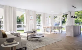 EXKLUSIVE GARTENWOHNUNG IN HIETZING MIT SALZWASSER-POOL UND SAUNA