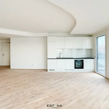 Neubau Nähe "UNO City" - Familienwohnung mit lichtdurchfluteten Panoramafenster - Bild 3