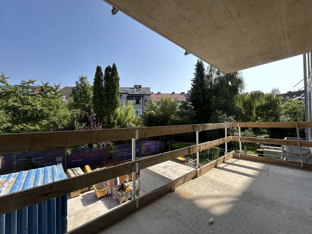 Ruhige Terrassenwohnung mit Blick in grünen Innenhof - Top 3 | Neubauprojekt "HAGEN8" | jetzt Rohbau besichtigen - Bild 1