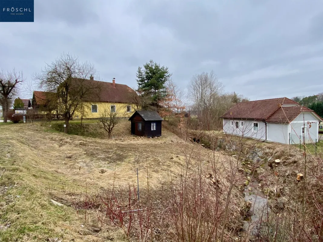 Zentrales Baugrundstück in Rudmanns Nähe Zwettl inkl. Bebauungsstudie für 2 Wohneinheiten - Bild 1