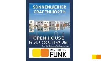 Mein Haus am See. Sonnenweiher Grafenwörth. Open House am Fr.,4.7., 14 bis 17 Uhr. Am Werd 33.