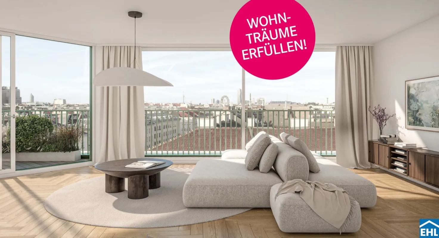 Modernes Wohnen mit Stil: Exklusive Wohnung im 1030 Wien mit Rooftop-Terrasse! - Bild 1