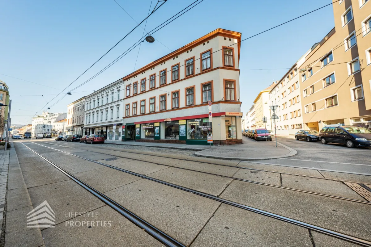 Geschäftslokal mit Dienstwohnung und Garage, Nähe Gürtel - Bild 1