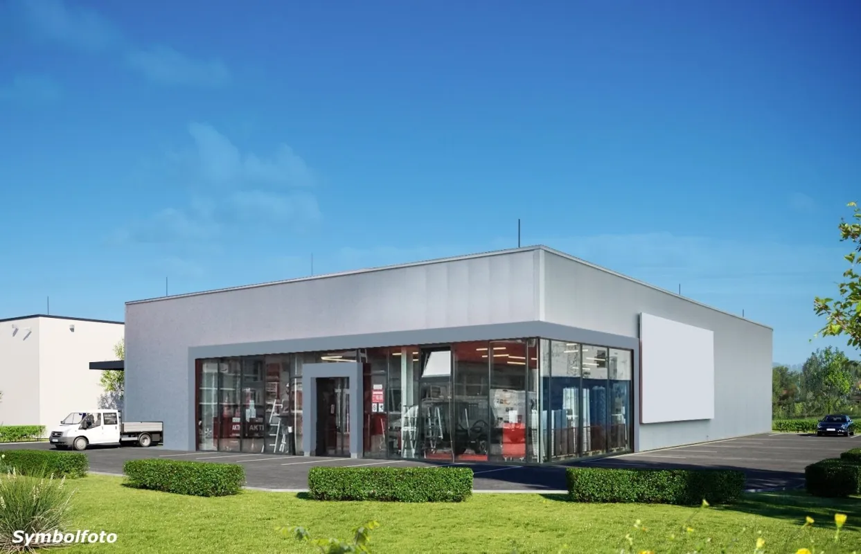 Fürstenfeld: Neubau-Geschäftsgebäude (Gewerbe-/Bürofläche ca. 420 m²) direkt am Schnellstraßenzubringer S7 langfristig zu mieten - Bild 1