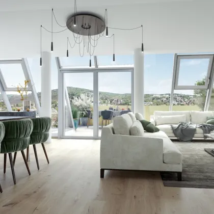 Exklusives Penthouse mit spektakulärer Aussicht! Pool im Gemeinschaftsgarten! - Bild 3