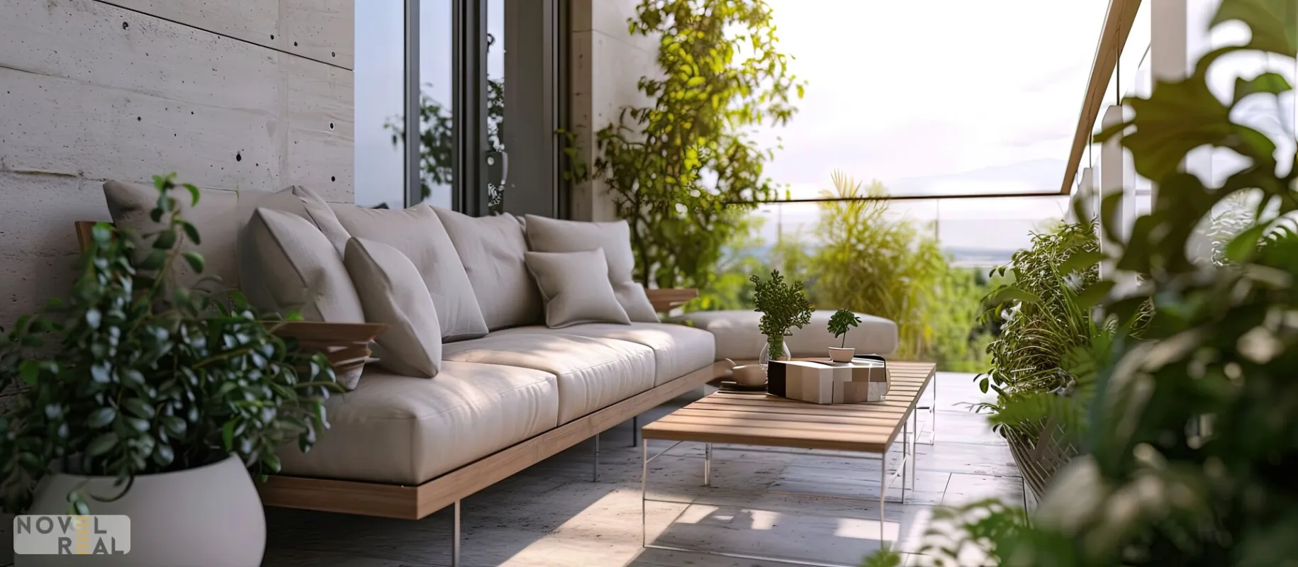 Exklusives Penthouse mit spektakulärer Aussicht! Pool im Gemeinschaftsgarten! - Bild 1