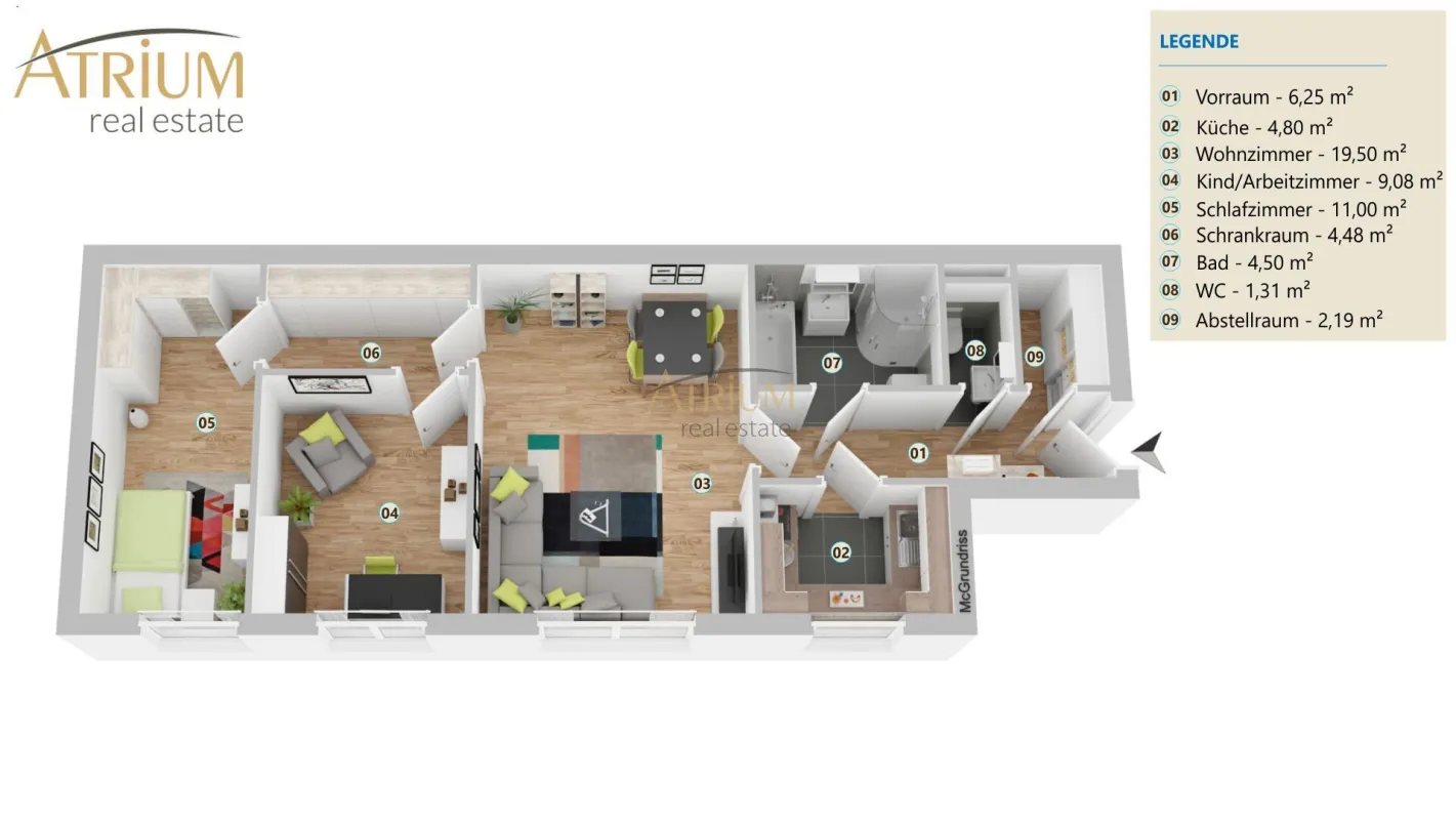 Ruhige 3-Zimmer-Wohnung beim AKH – mit Potenzial! - Bild 1