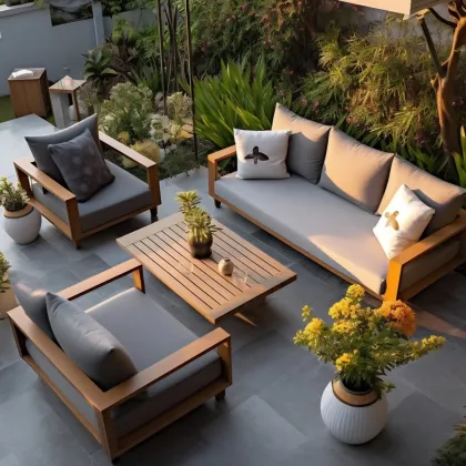 Großflächige Gartenwohnung, 5-Zimmer Erstbezugs-Wohnung mit Garten,Terrasse und 3 Balkone! Pool  im Gemeinschaftsgarten! - Bild 3