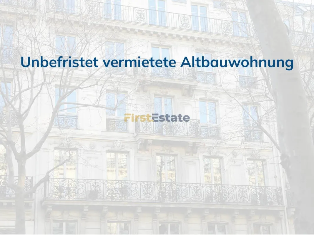 Unbefristet vermietete Altbauwohnung - Bild 1