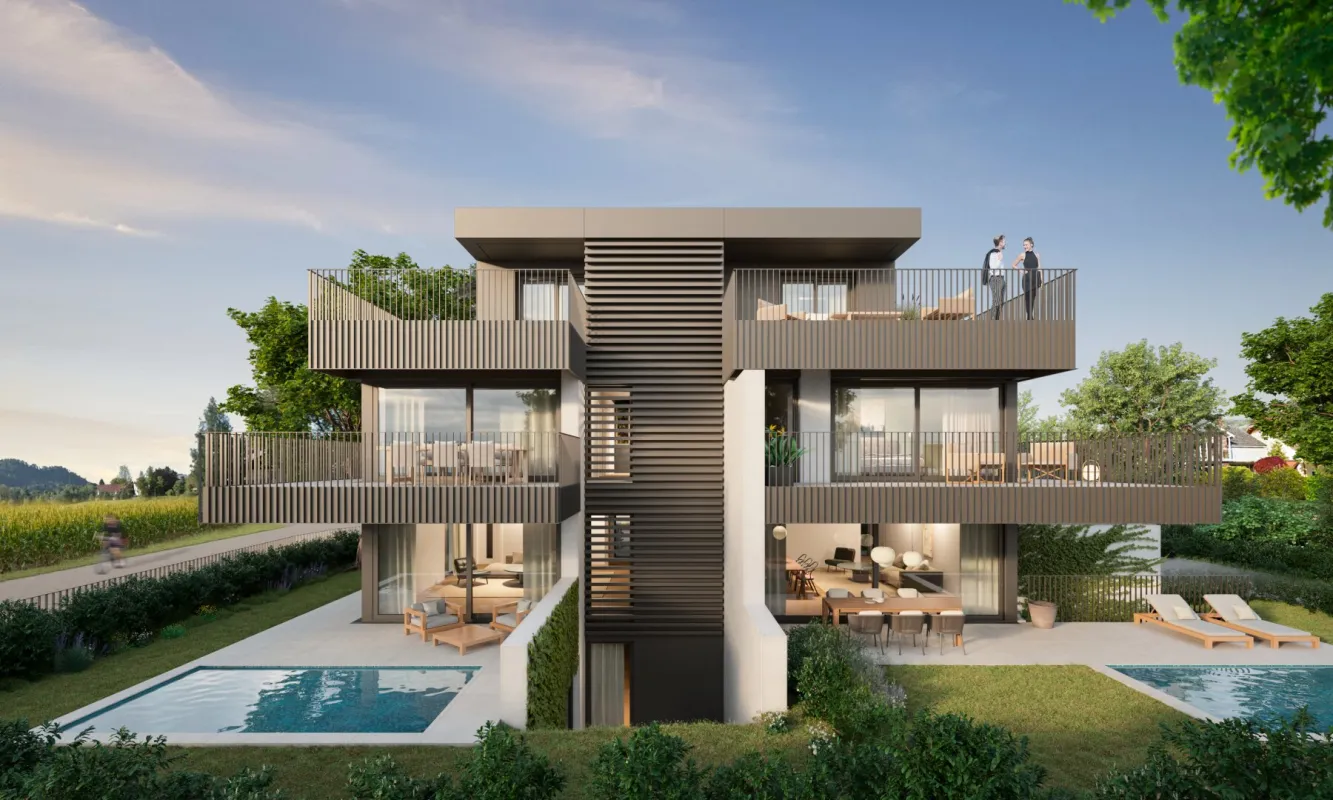 Erstbezugs-Doppelhaushälfte in Ruhelage Aigen! - Bild 1