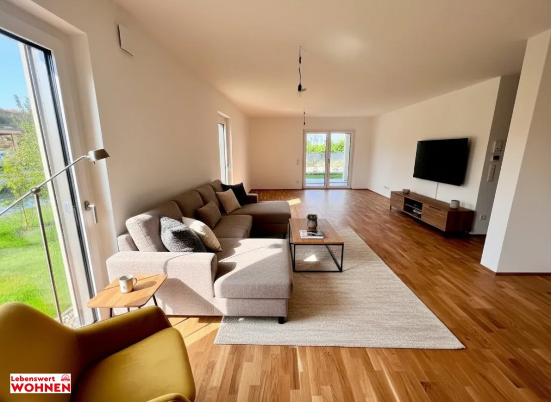 Sonnige Gartenwohnung! Miete mit Kaufoption und Fixkaufpreis | nur 20 Minuten nach WIEN - Bild 1