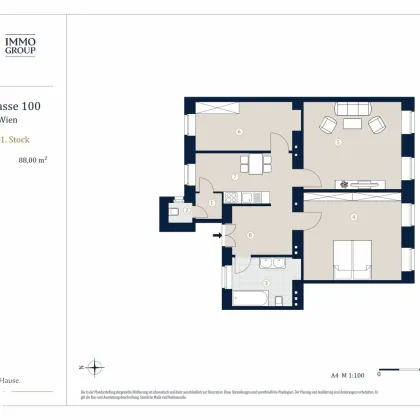 Altbauwohnung mit Potenzial - Teilsanierte 3-Zimmer-Wohnung - mit Top-Anbindung im 10. Bezirk - Bild 3