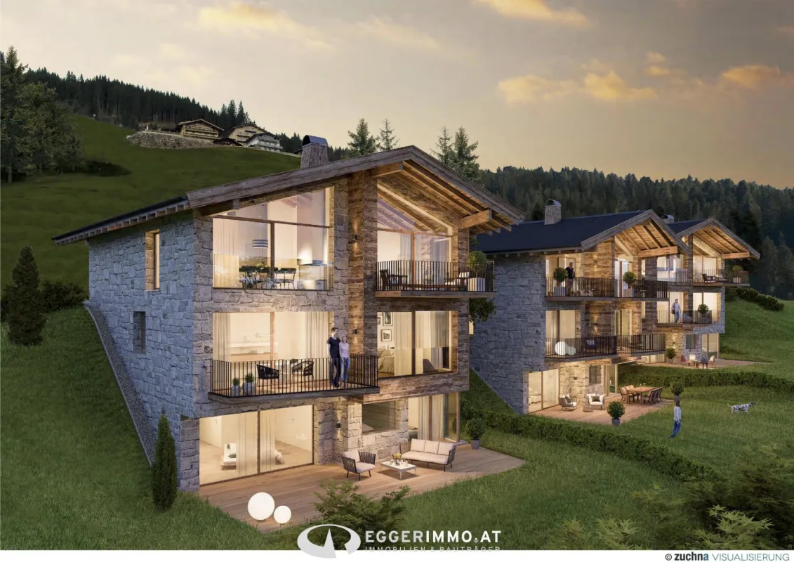 Neubauprojekt "Schmitten Lodges" in Zell am See - Exklusive Luxus Villa direkt an der Skipiste zu verkaufen - Bild 1