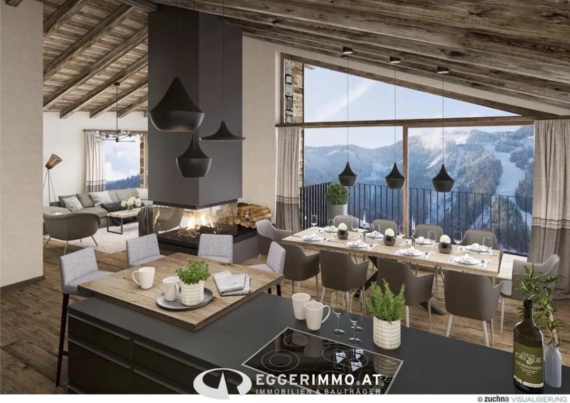 Neubauprojekt "Schmitten Lodges" in Zell am See - Exklusive Luxus Villa direkt an der Skipiste zu verkaufen - Bild 1