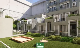 Gartenmaisonette mit AirBnB-Möglichkeit und gratis Küche! Erstbezug - Fertigstellung Herbst 2025