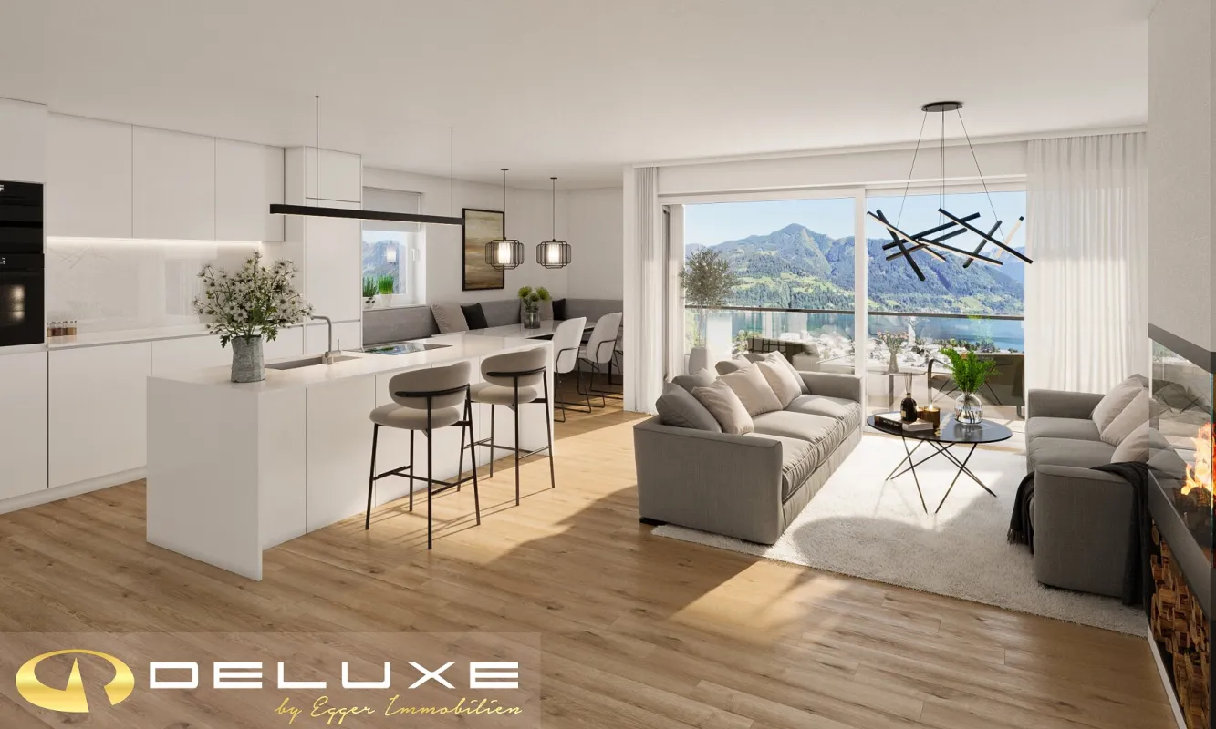 Neubauprojekt "Seeblick Residenz": 5 Luxuswohnungen mit traumhaftem Weitblick auf den Zeller See - Bild 1