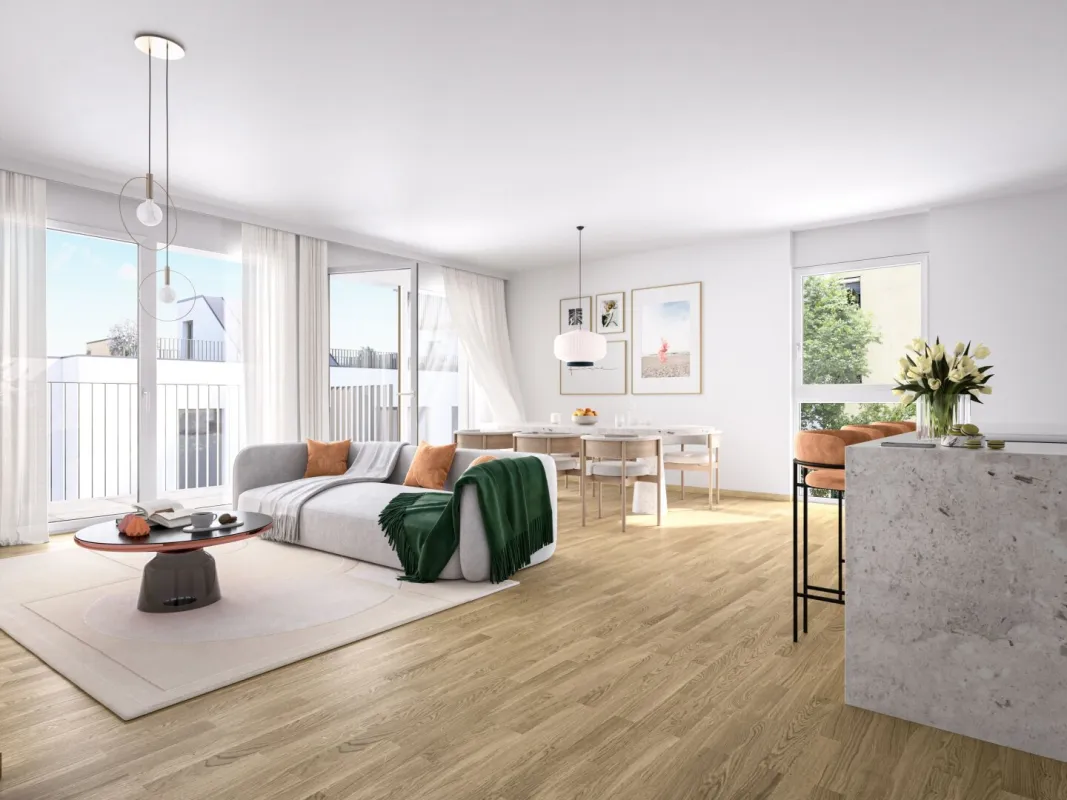 Nachhaltiges Wohnen beim Yppenplatz - Großzügige Dachgeschosswohnung - 3-Zimmer-Wohntraum - Bild 1