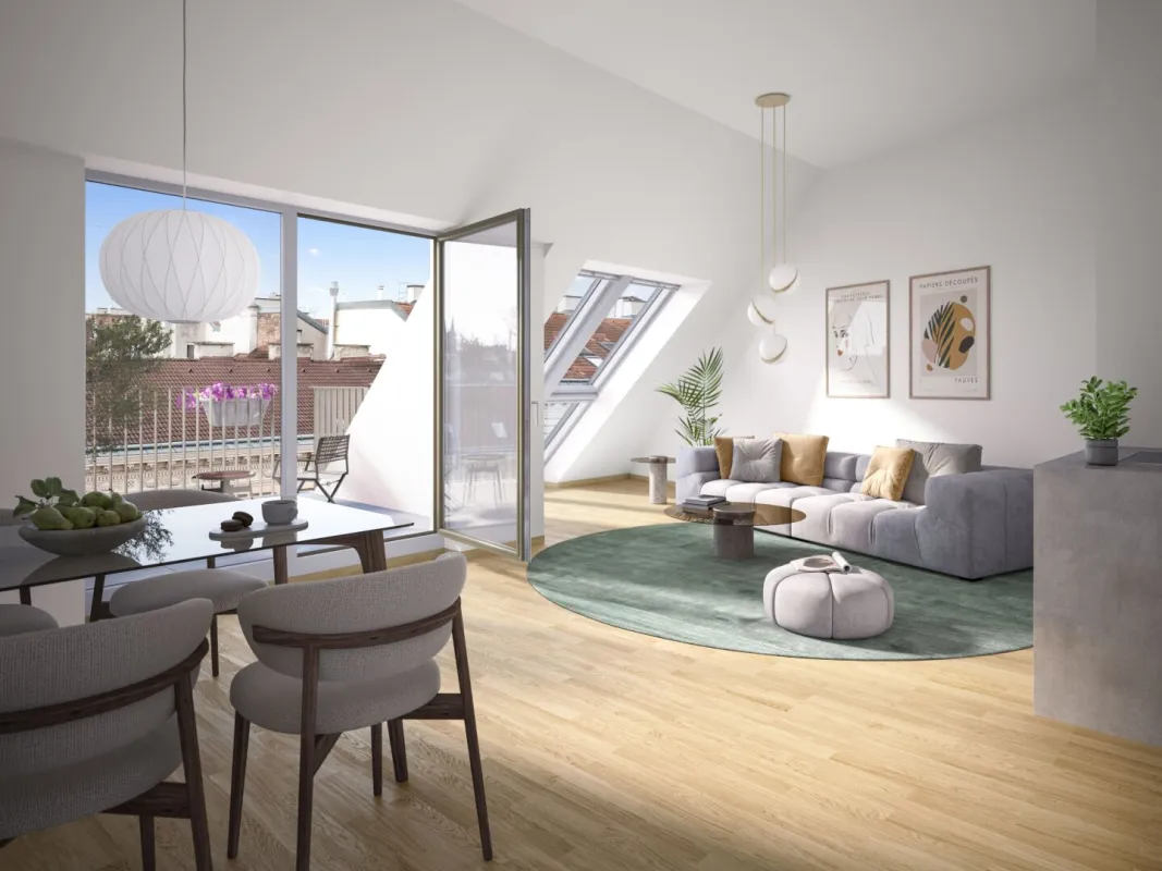 Nachhaltiges Wohnen beim Yppenplatz - Moderne 2-Zimmer-Wohnung mit Loggia - Bild 1