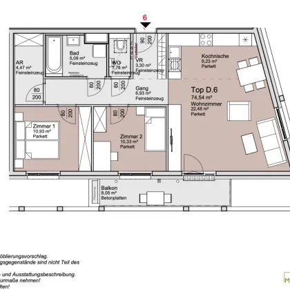 Ende 2026! Provisionsfreie 3-Zimmer Wohnung mit Balkon - Bild 2