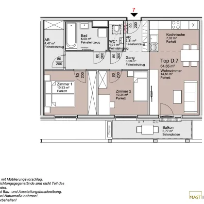 An der Schanze - 3-Zimmer Wohnung mit Balkon - Bild 2