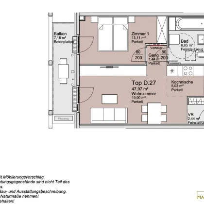 *An der Schanze* 2 Zimmer Wohnung mit 8qm Balkon - Bild 2