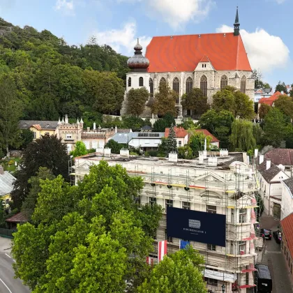 DACHGESCHOSSWOHNUNG MIT TRAUMBLICK II 32M² BAKON/TERRASSE II PRESTIGE UND ELEGANZ II WOHNEN IM DENKMALGESCHÜTZEM MÖDLINGER STADTJUWEL II FUSSGÄNGERZONE - Bild 3