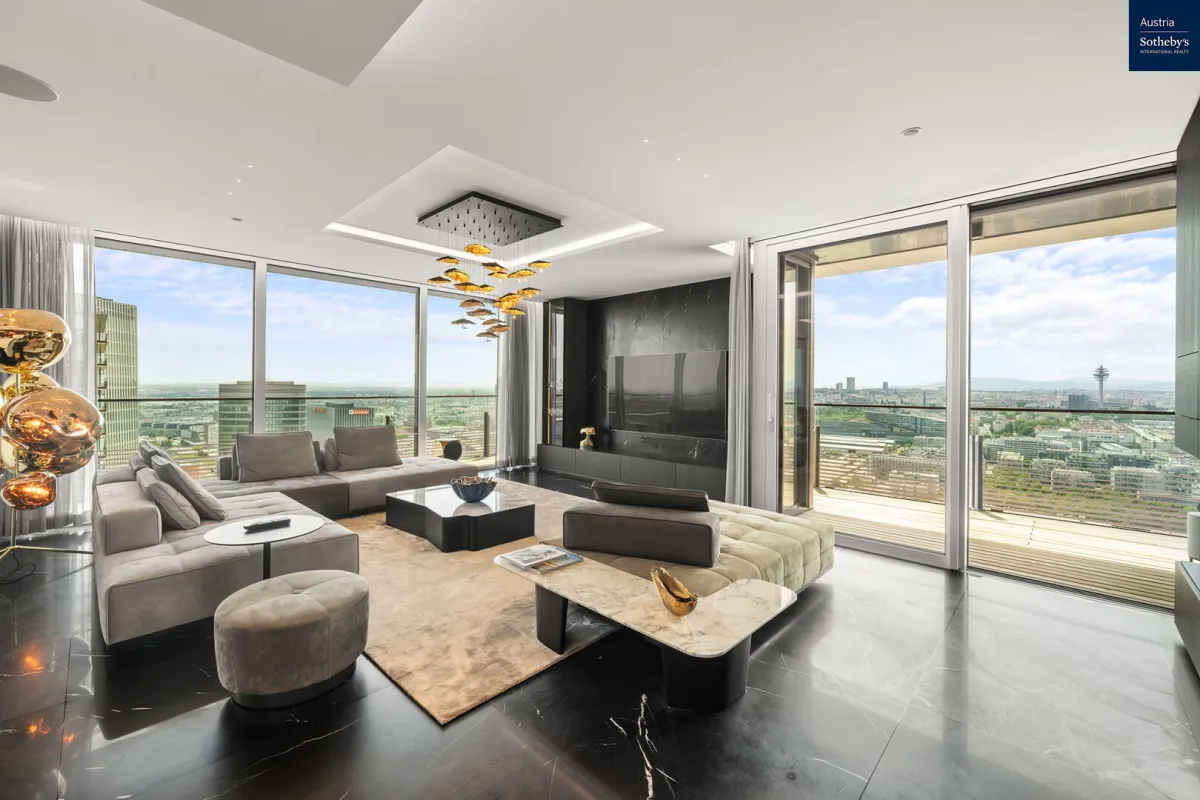 Luxuriöses Penthouse im TrIIIple: Ein Meisterwerk der Innenarchitektur und Technik - Bild 1