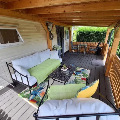 +++  KEINE MAKLERKOSTEN +++ NETTES-FERIEN - MOBILHEIMHAUS - NEUWERTIG BJ. 2013 in Oggau am Neusiedlersee zu verkaufen +++ - Bild 2