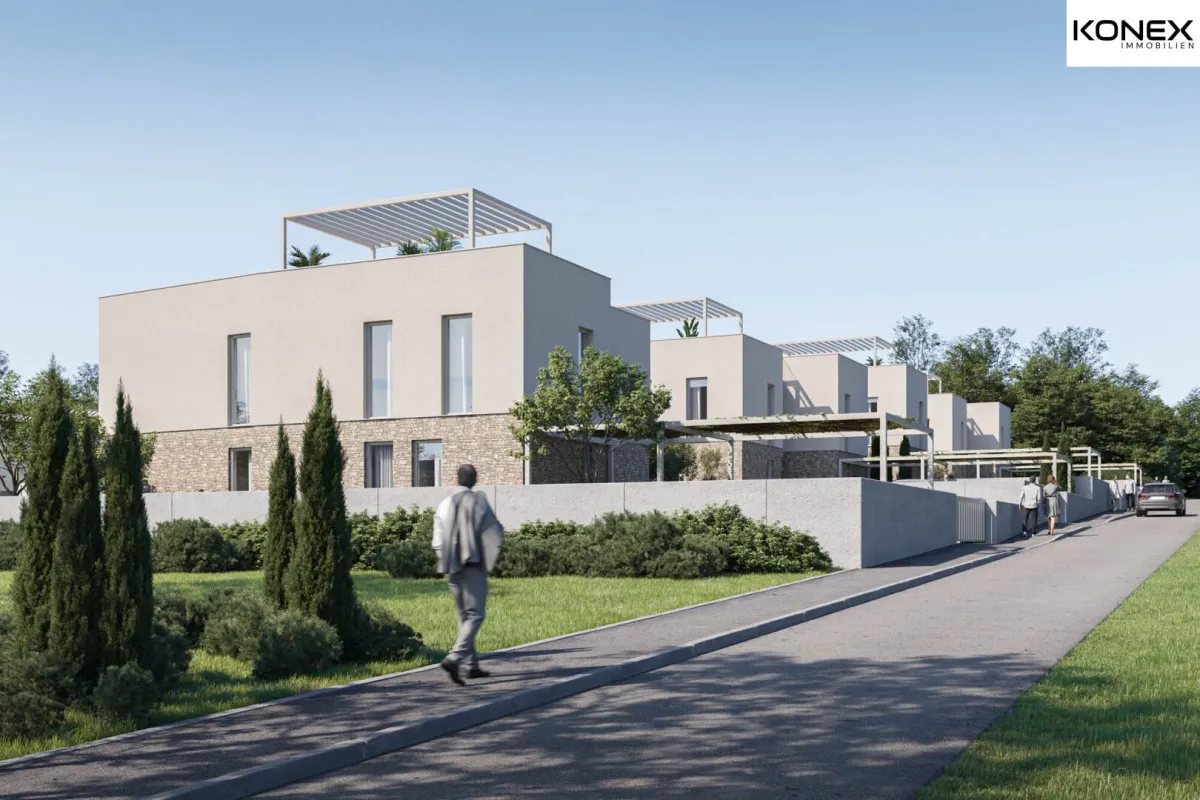 HRV - Moderne Doppelhaushälfte, nur 200 m vom Strand entfernt, bei Novigrad - Bild 1