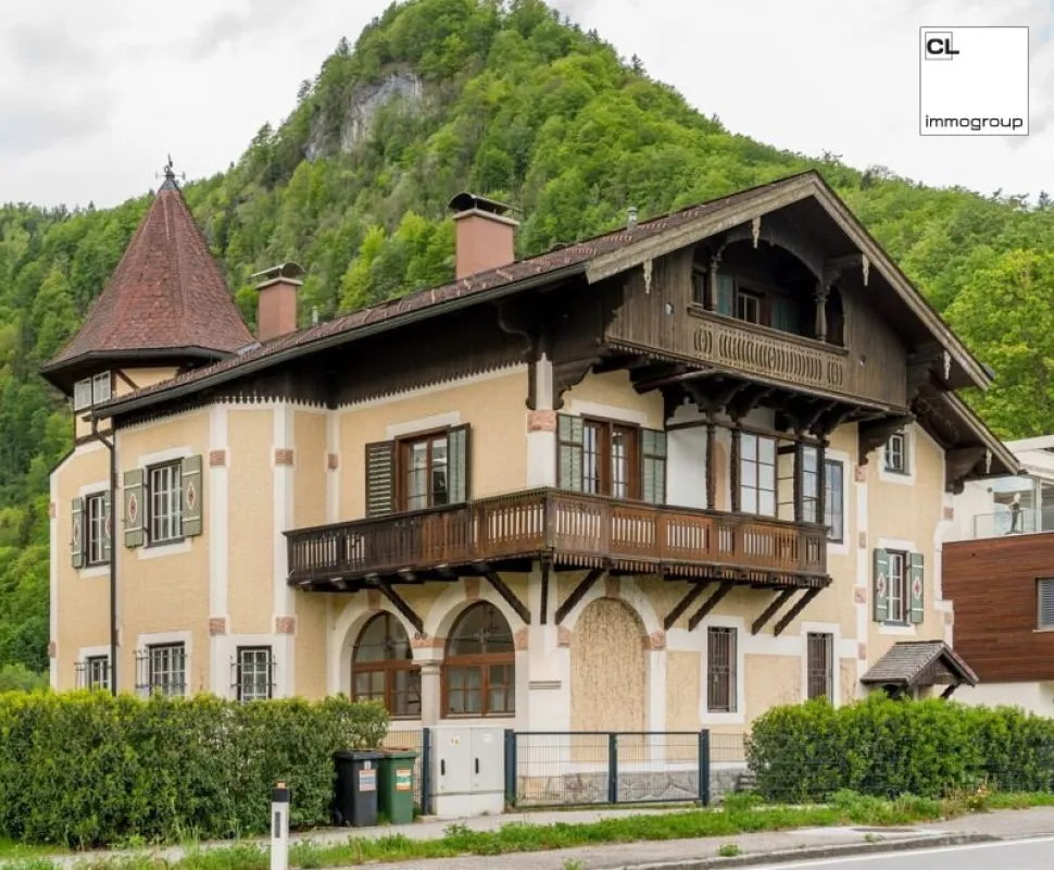 Historische VILLA am Mondsee mit BADEPLATZ - Bild 1