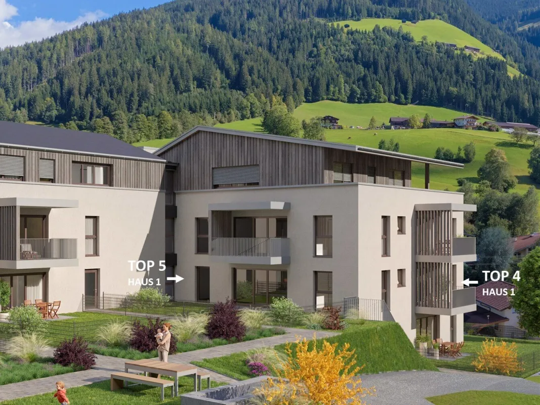 Top 4+5 - 4-Zimmer, Gartenebene - Bild 1