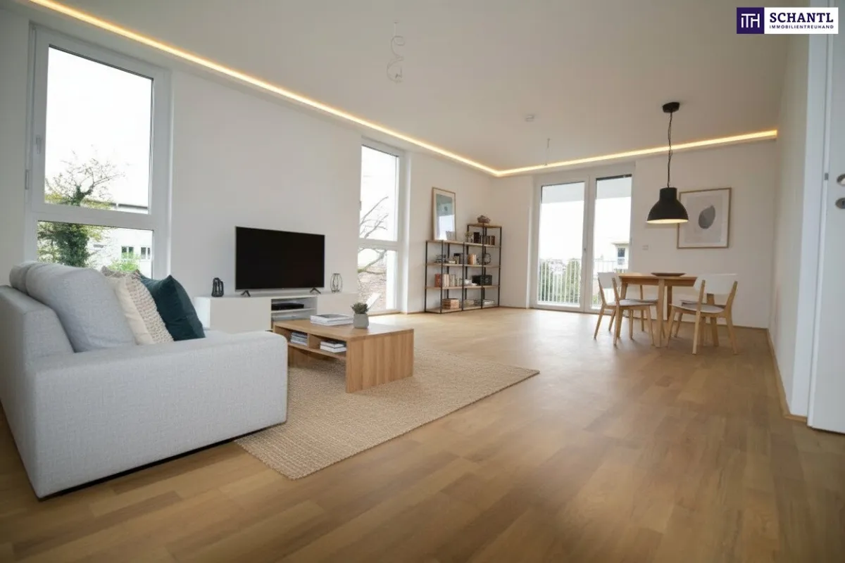Wohnen, wie Sie es verdienen – Traumhafte 3-Zimmer-Wohnung in zentraler Lage mit gigantischer Sonnenterrasse im Luxus-Neubau! - Bild 1